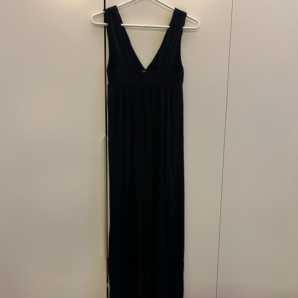JCrew navy blue long cotton dress - Picture 2 of 5